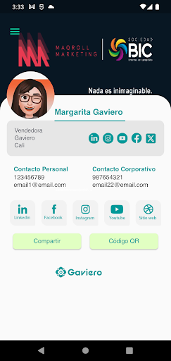 Android application Gaviero screenshort