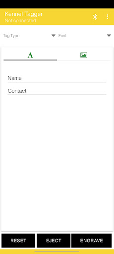 Android application Kennel Tag Machine screenshort