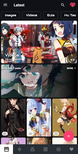 Android application Live Wallpapers Genshin screenshort