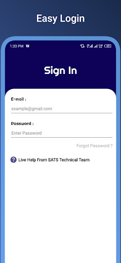 Android application MDCAT by SATS screenshort