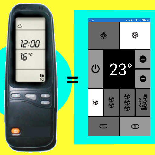 Remote EMAILAIR AC NO settings logo