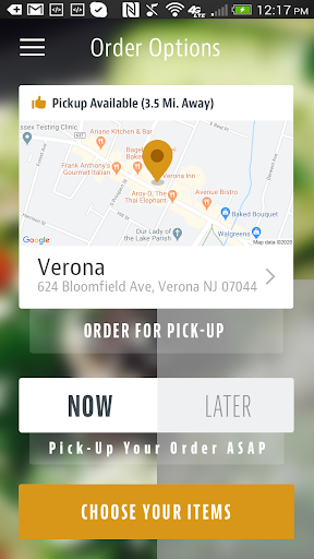 Android application Verona Inn screenshort