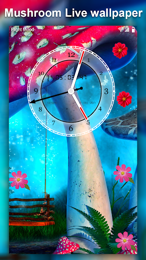 Mushroom Garden Live Wallpaper Screenshot 1 - AppWisp.com
