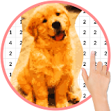 Dog Photo Pixel Coloring icon