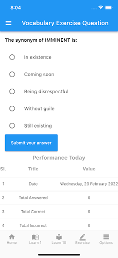 CTET Vocabulary  Practice