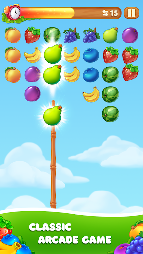 Cluster Fruits: Matching Game Screen 2