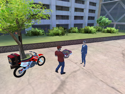 Pizza Delivery Bike Simulator
