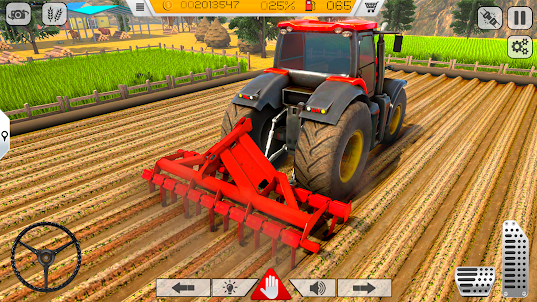 Modern Tractor Farming Game 3D