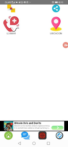 Android application #EmergenciaRD screenshort