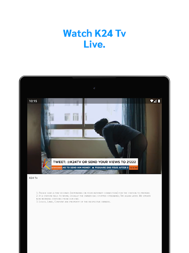 K24 Kenya Live App Screen 2