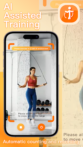 Android application Jump Rope Counter - AI Counter screenshort