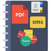 SMS BACKUP 2 PDF,CONTACT BACKUP,SMS EXPORT,CONTACT  Icon
