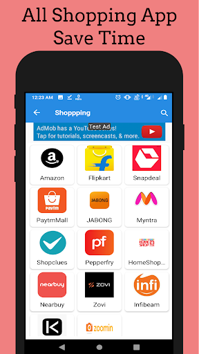 All Shopping in One App Screen 3