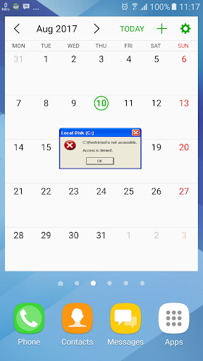 Xp Error Android Screen 2