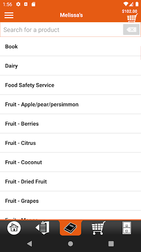 Melissas Checkout Screen 3