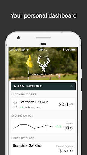 Android application Bramshaw Golf Club screenshort