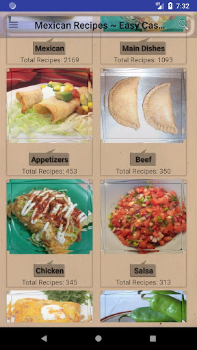 Android application Mexican Recipes ~ Easy Cassero screenshort