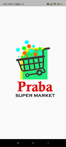 Android application praba super market screenshort