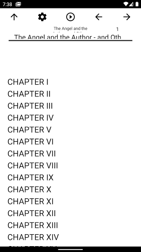Android application Book, The Angel and the Author screenshort