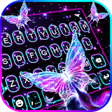 Shiny Neon Butterfly Theme icon
