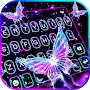 Shiny Neon Butterfly Theme