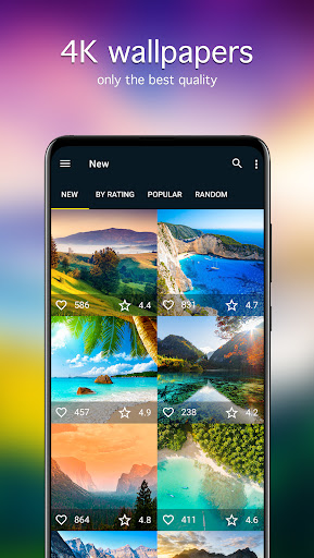 Screenshot of Nature Wallpapers PRO