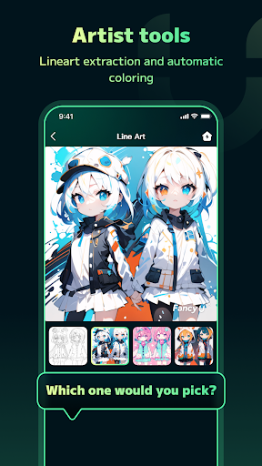 Screenshot of FancyU: Turn photos into anime