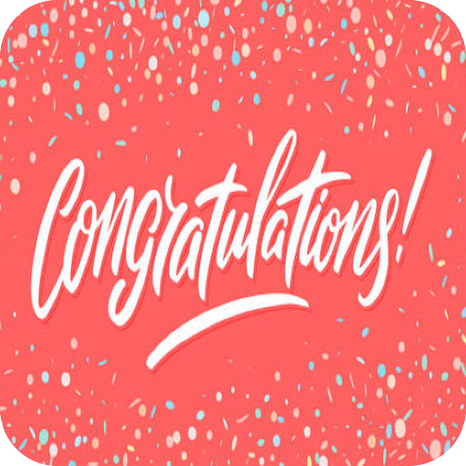 Congratulation GIF Greeting. logo