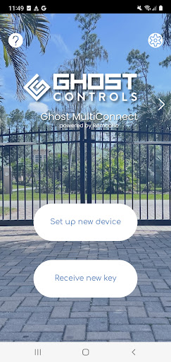 Android application Ghost Controls screenshort