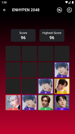 ENHYPEN 2048 Game Screen 3
