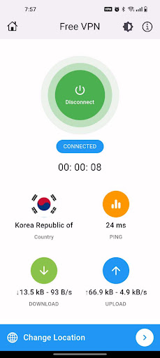 Android application Sandsurf VPN: secure browsing screenshort
