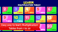 Multiplication Tables : Maths Games for Kidsのおすすめ画像5