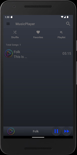 MusicPlayer Screen 2