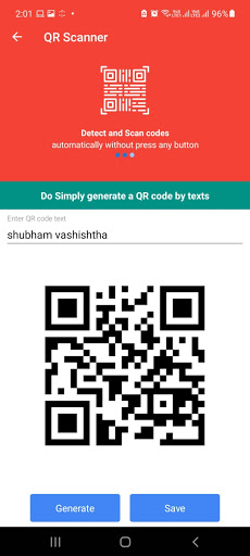 QRScanner Screen 3