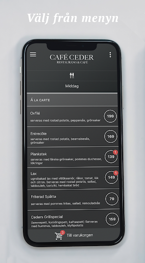 Android application Café Ceder screenshort