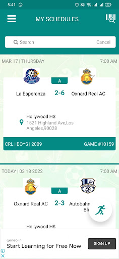 CRL Referee Screen 2