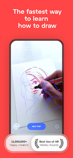 Android application Sketchar: Learn to Draw screenshort