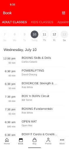 BX1 Gym Screen 2