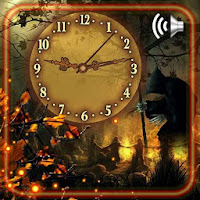 Halloween Scary Clock Live Wallpaper