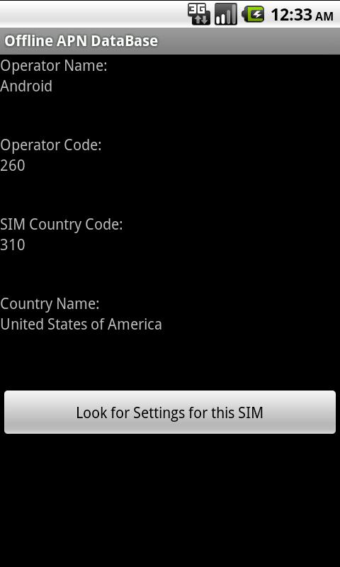 Offline SIM APN Databaseのおすすめ画像1
