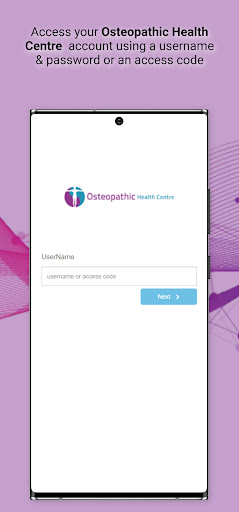 Android application Osteopathic Health Centre screenshort