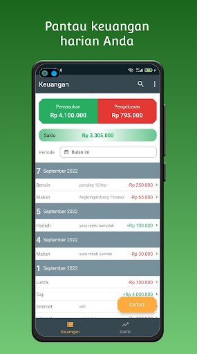Duitmu: Catatan Keuangan Screen 2
