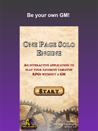 One Page Solo Engine