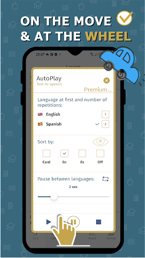 Screenshot of Flashcard maker vocab notebook