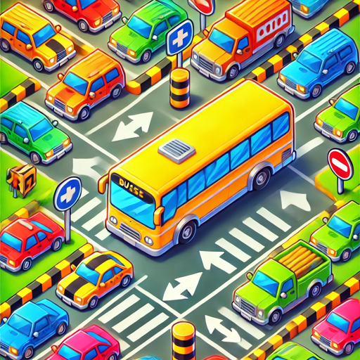 Bus Jam Parking Puzzle Logo