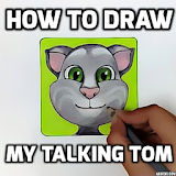 How to Draw a My Talking Tom icon