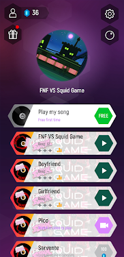#1. Squid Game FNF Music Tiles (Android) By: LIS .Inc