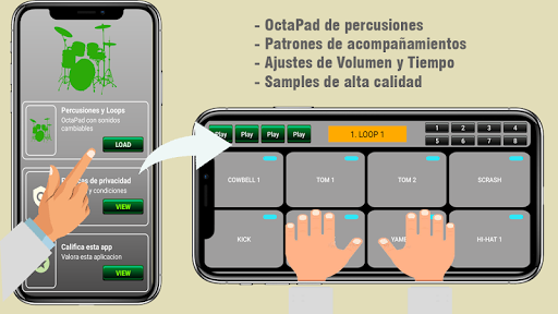 Percusión App: Octapad batería Screen 2