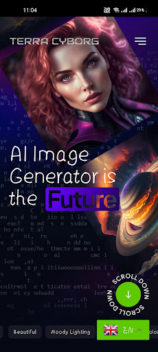 Android application Terra Cyborg screenshort