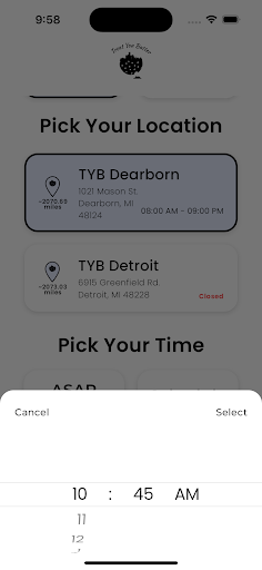 App screenshot